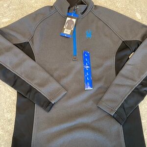 Spyder Men's Performance Jacket in Black and Gray-Medium